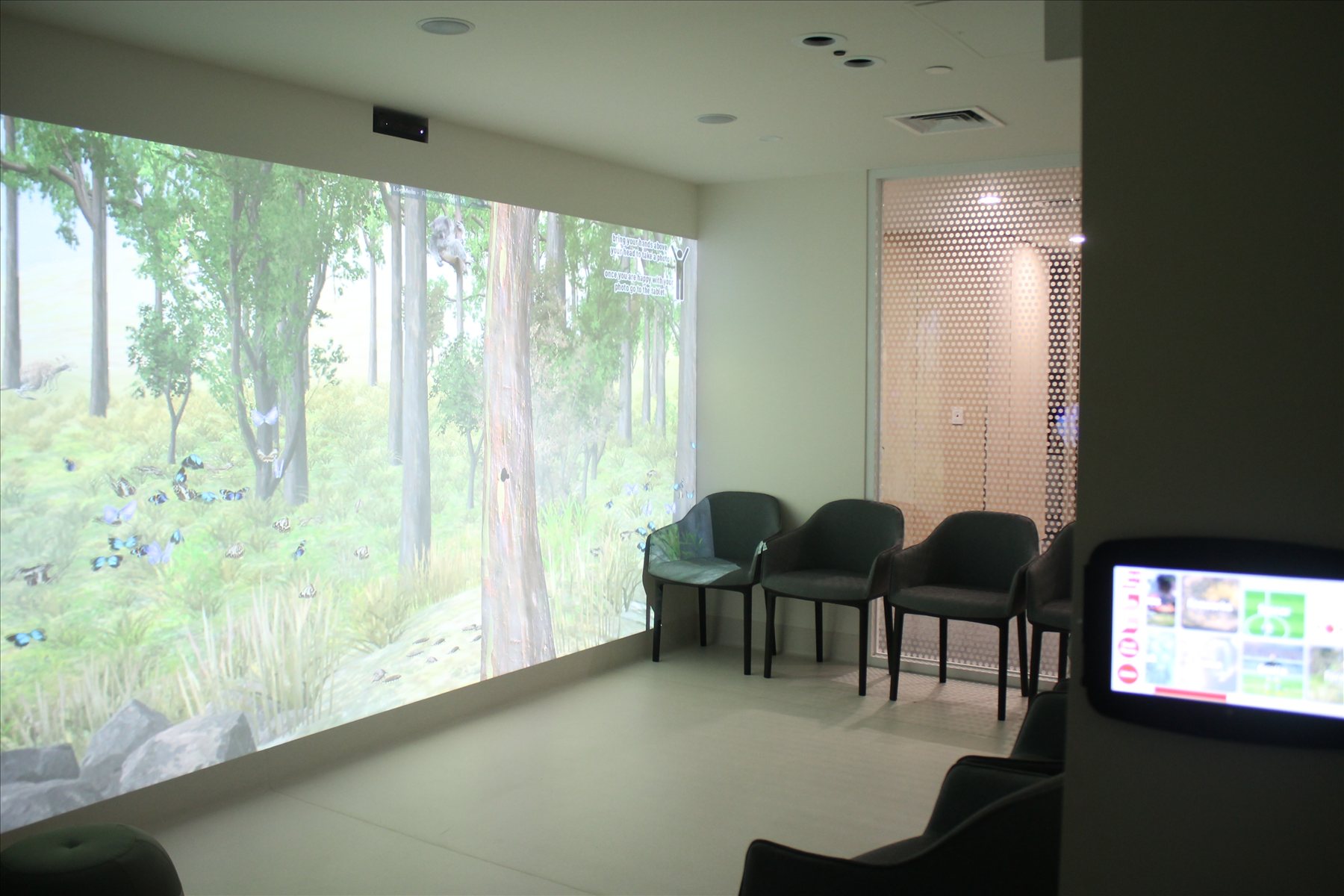 Cabrini Hospital - interactive installation by Interactivity